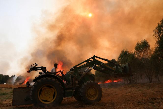 L’incendie de Veiga das Meas, en Galice (Espagne), le 16 août 2025.