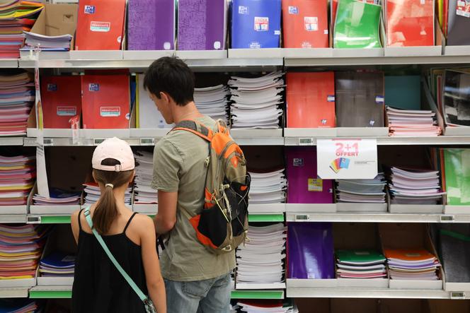 Dans un hypermarché des Ulis (Essonne), le 11 août 2025.