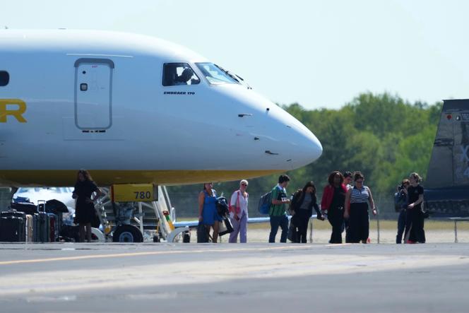 Les élus démocrates du Texas retournent dans leur Etat, à Austin, le 18 août 2025.