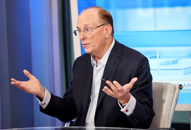 Le patron de BlackRock, Larry Fink, à New York, le 11 avril 2025.