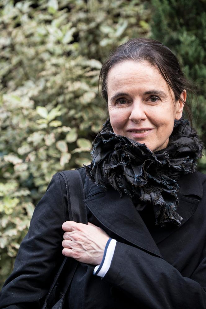 L’écrivaine belge Amélie Nothomb, à Paris, en 2021. 