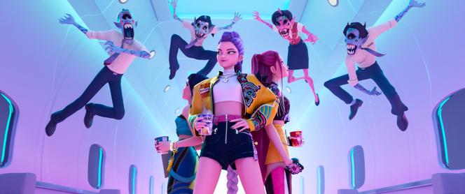 Image extraite du film d’animation « KPop Demon Hunters ».