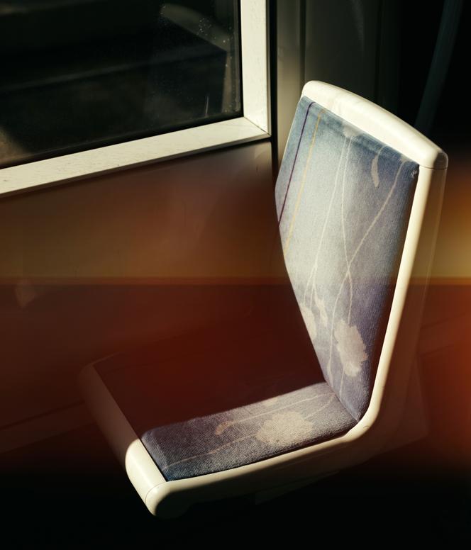 Dans le tramway de Toulouse, le 6 mai 2025.