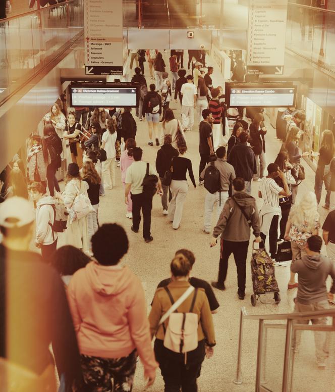 La station Jean-Jaurès, sur la ligne A du métro, à Toulouse, le 7 mai 2025.