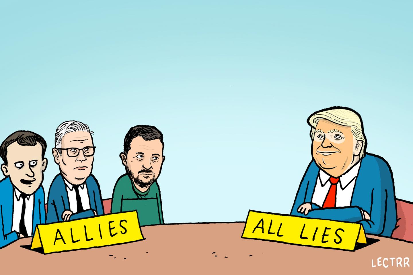 Après Poutine, Trump reçoit les Européens