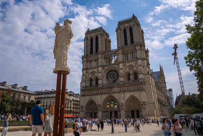 La cathédrale Notre-Dame de Paris, le 21 août 2025.