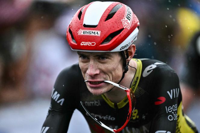 Jonas Vingegaard lors de la 17ᵉ étape du Tour de France, à Valence, le 23 juillet 2025.