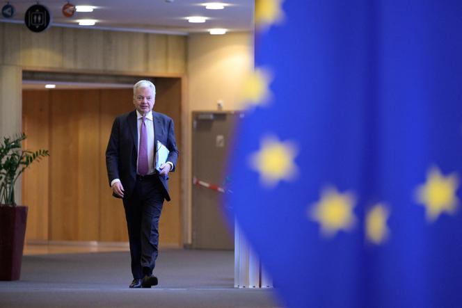 Didier Reynders, alors commissaire européen à la justice, à Bruxelles, le 30 octobre 2024.