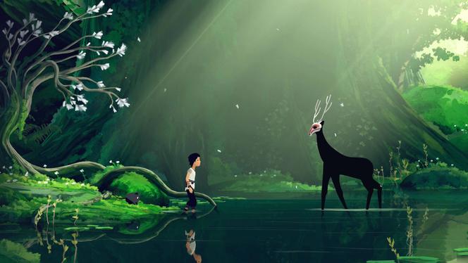 Les références aux films d’animations sont nombreuses dans « Planet of Lana II ». Ici, un hommage à « Princesse Mononoké » d’Hayao Miyazaki.