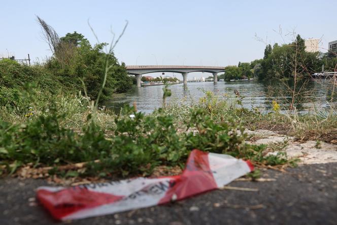 A Choisy-le-Roi (Val-de-Marne), où ont été retrouvés quatre corps dans la Seine, le 13 août 2025. Ici le 14 août 2025.