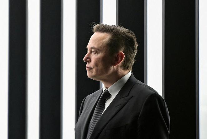 Elon Musk à Grünheide, en Allemagne, le 22 mars 2022.