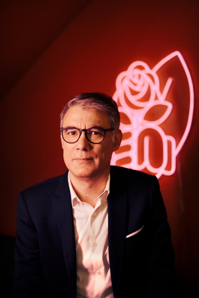 Olivier Faure, premier secrétaire du Parti socialiste, à Paris, le 28 avril 2025.