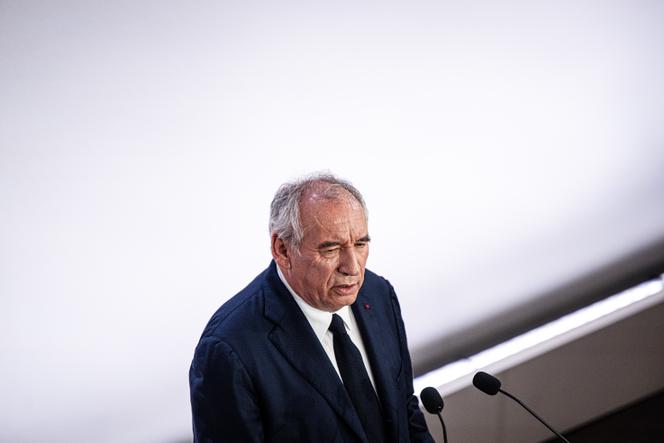 Le premier ministre, François Bayrou, lors de sa conférence de presse au sujet de son budget pour 2026, à Paris, le 25 août 2025.