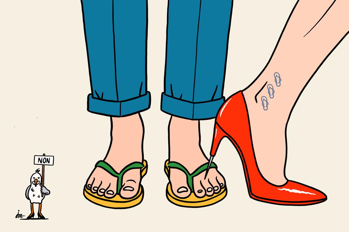 Est-ce bien raisonnable de… porter des tongs en ville ?