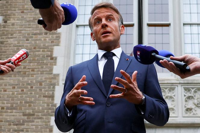Emmanuel Macron, à Washington, le 18 août 2025.