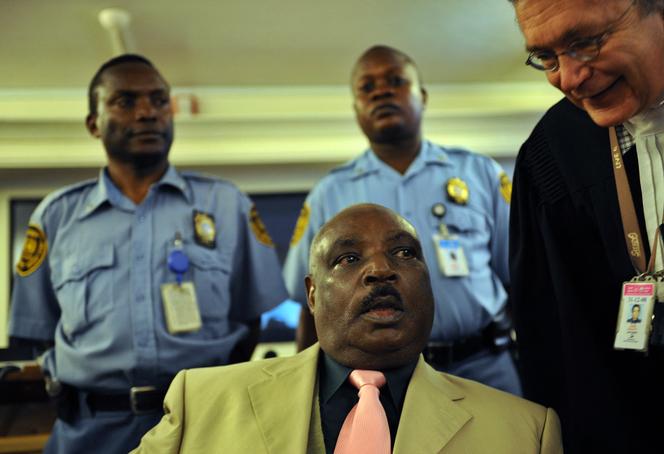 Protais Zigiranyirazo au Tribunal pénal international pour le Rwanda (TPIR), à Arusha, en Tanzanie, le jour de sa condamnation de première instance à vingt ans d’emprisonnement pour génocide, le 18 décembre 2008.