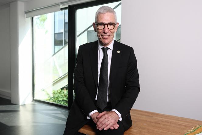 Pierre Bertinotti, grand maître du Grand Orient de France, à Bordeaux, le 22 août 2025.