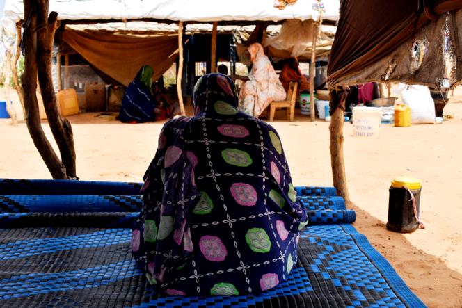 A woman who testified about sexual violence in Mali, at the Mbera refugee camp in Mauritania, August 2025.