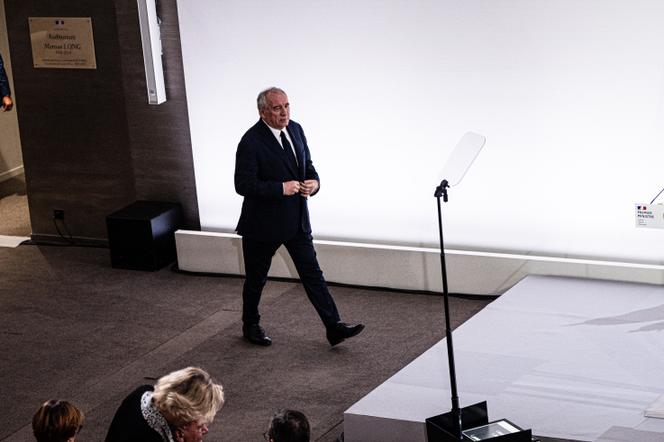 Le premier ministre, François Bayrou, lors d’une conférence de presse au sujet du budget 2026, à Paris, le 25 août 2025.