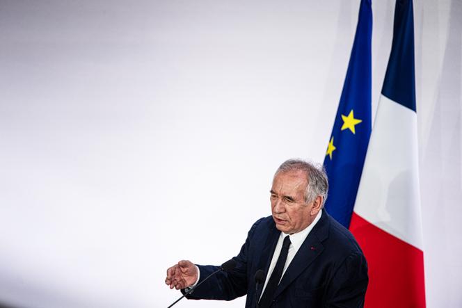 Le premier ministre François Bayrou, lors d’une conférence de presse, à Paris, le 25 août 2025.