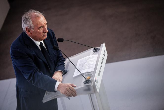 Le premier ministre François Bayrou fait une conférence de presse portant sur le budget pour l’année 2026, à Paris, le 25 août 2025.