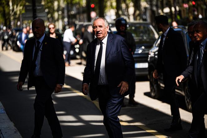 Le premier ministre, François Bayrou, à son arrivée pour sa conférence de presse sur le budget 2026, à Paris, le 25 août 2025.