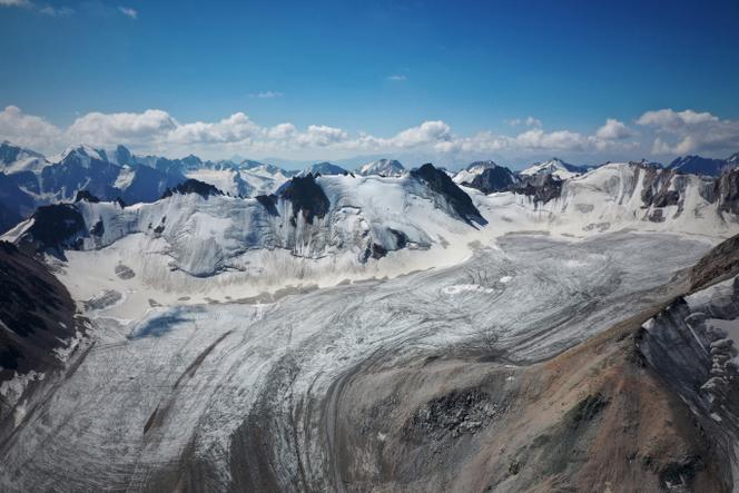 La chaîne de montagnes du Tian Shan, au Kirghizistan, le 8 juillet 2024.