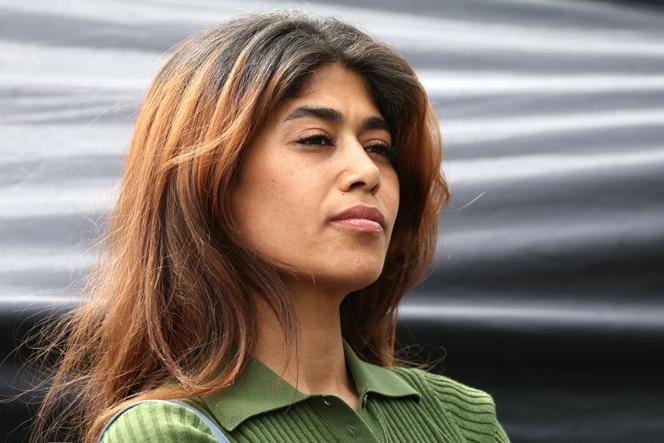 Rima Hassan lors d’un rassemblement de soutien aux Palestiniens, à Paris, le 14 juin 2025.