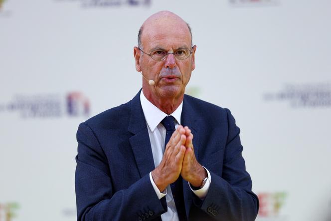 Eric Lombard, ancien ministre de l’économie, à Paris, le 28&nbsp;août 2025.