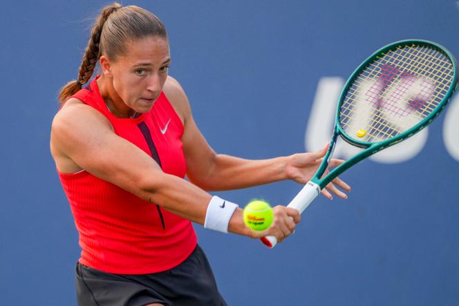 Diane Parry lors du deuxième tour de l’US Open face à Renata Zarazua, à New York, le 28 août 2025.