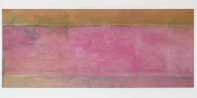 « Hello Rosa New York » (1973), de Frank Bowling.