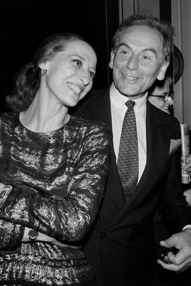 La ballerine Maïa Plissetskaïa et son époux, Rodion Chtchedrine, à Paris, le 13 juin 1977.