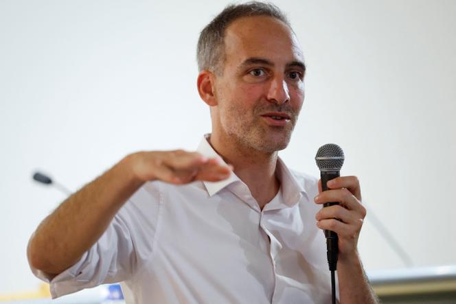 L’eurodéputé Raphael Glucksmann durant les universités d’été du parti socialiste à Blois, le 29 août 2025.