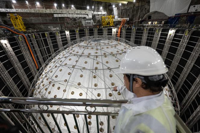 L’Observatoire souterrain de neutrinos de Jiangmen, à Kaiping, dans la province du Guangdong (Chine), le 11 octobre 2024.