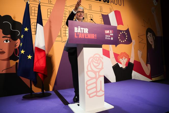 Blois le 29 aout 2025. Campus du PS // Discours d’Olivier Faure