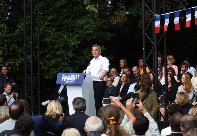 Gérald Darmanin à Tourcoing, le 31 août 2025.