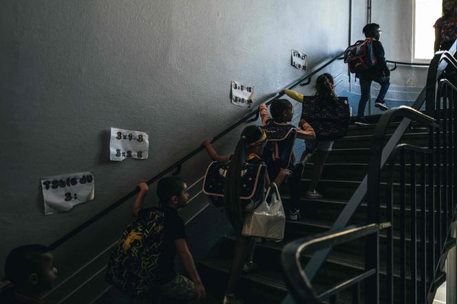 Rentrée scolaire à l’école primaire Aristide-Briand de Lyon, le 1ᵉʳ septembre 2022.