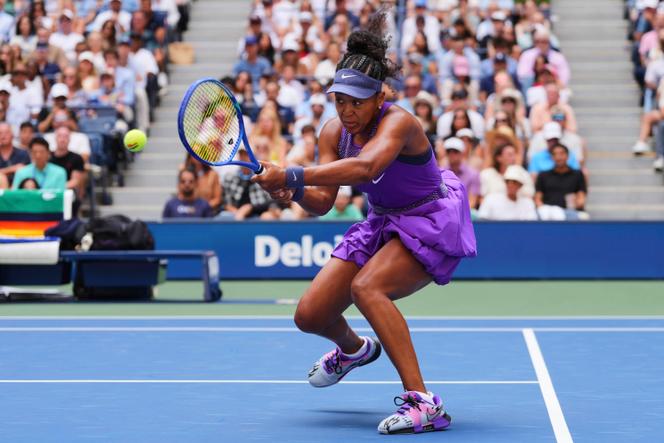 Naomi Osaka lors de son match contre Coco Gauff, au tournoi de l’US Open, à New York, le 1ᵉʳ septembre 2025.