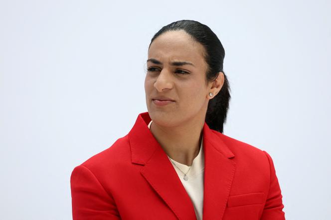 La boxeuse algérienne Imane Khelif, au Grand Palais à Paris, en France, le 25 avril 2025. 