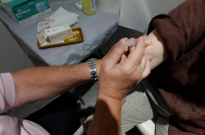 Vaccination contre le chikungunya, à Saint-Pierre (La Réunion), le 16 avril 2025.