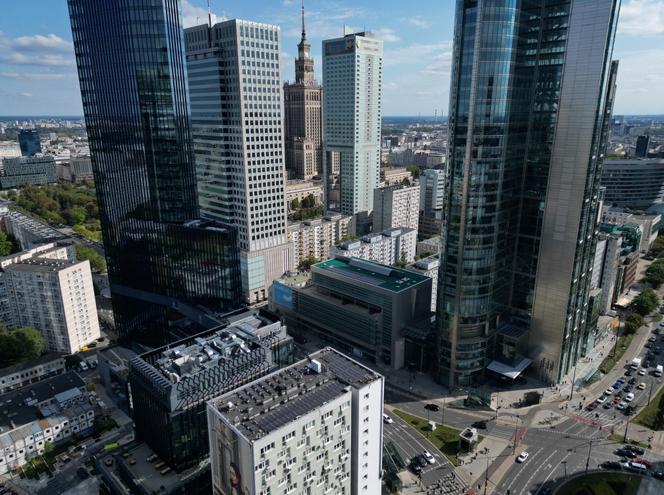 Quartier des affaires à Varsovie, le 25 septembre 2023.