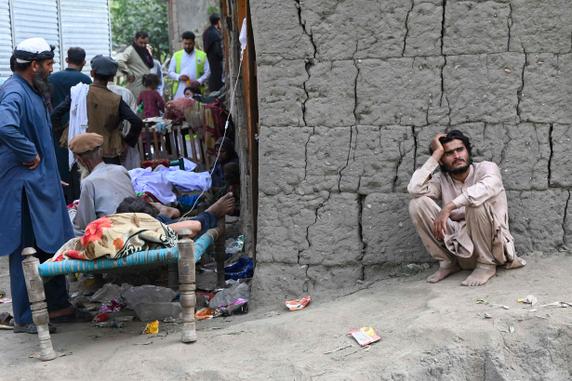 After the earthquake in the village of Nurgal, Kunar province, Afghanistan, September 1, 2025.