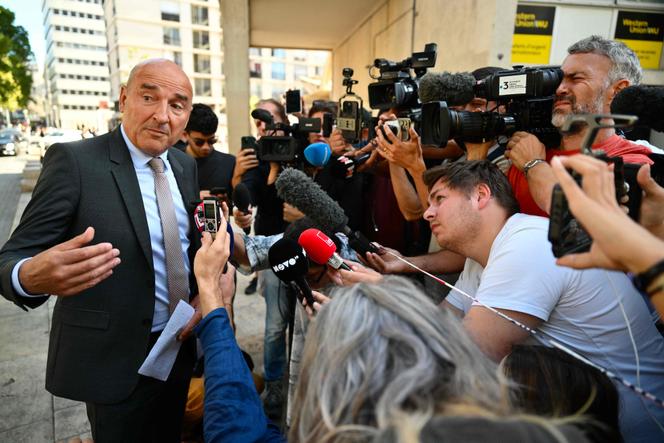 Le procureur de la République de Marseille, Nicolas Bessone, le 2 septembre 2025, à Marseille.