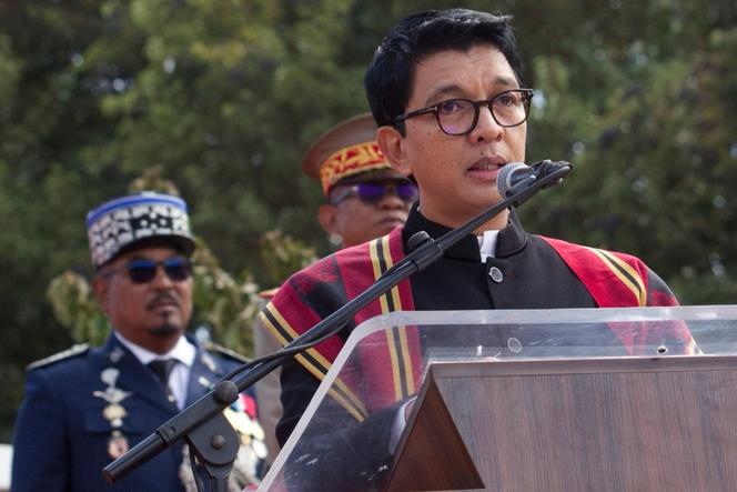 Le président malgache, Andry Rajoelina, à Antananarivo, le 2 septembre 2025.