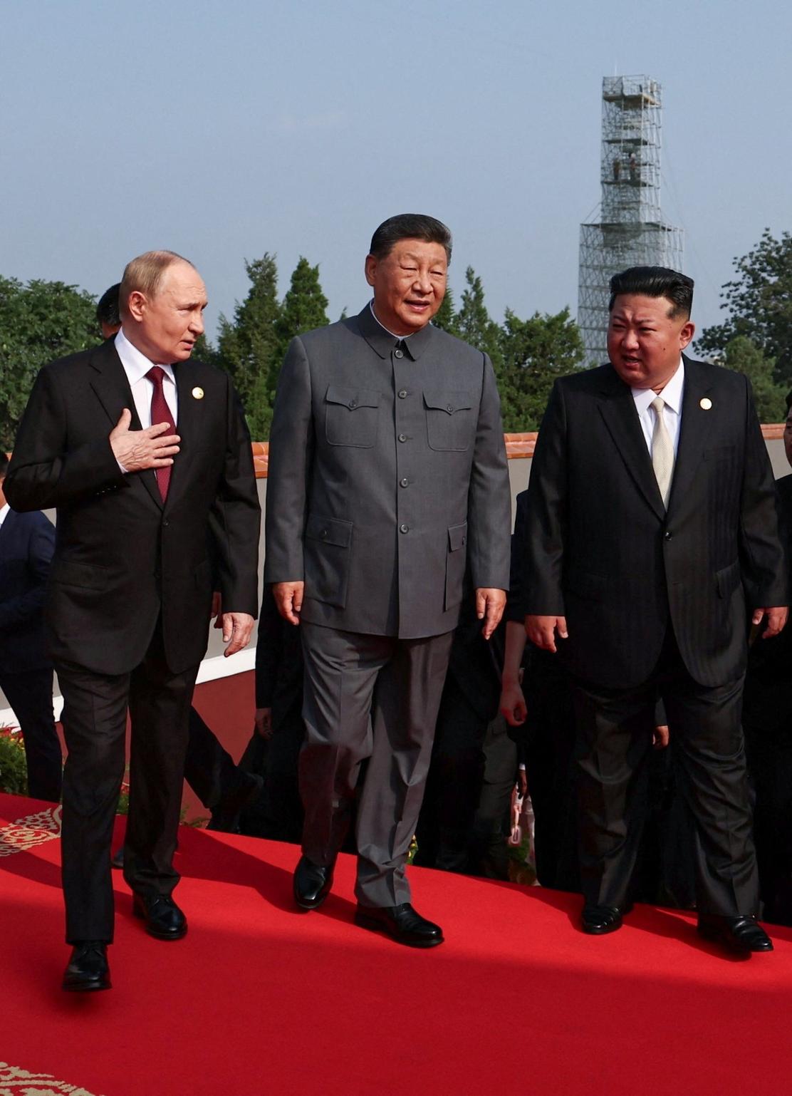 Xi Jinping, Vladimir Poutine et Kim Jong-un réunis à Pékin pour une parade militaire et diplomatique