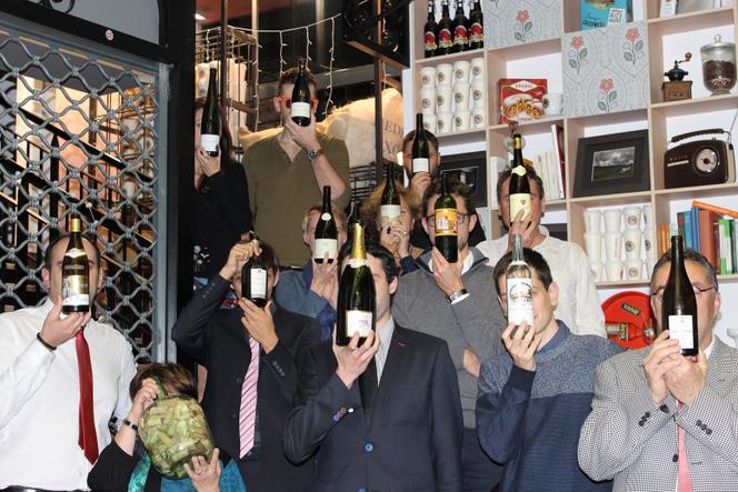 Lors d’une séance de dégustation du club de la Maison Engelmann, à Mulhouse, en novembre 2018.