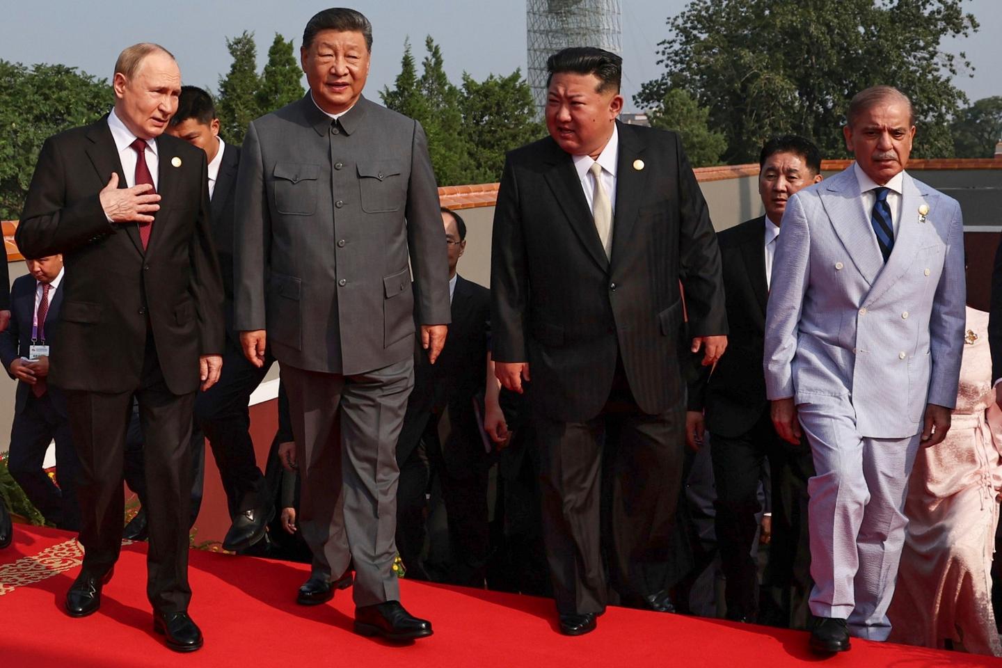 Xi, joined by Putin and Kim, showcases China's military strength at parade