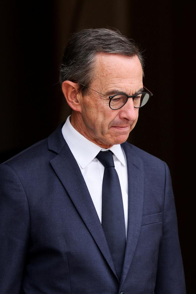 Le ministre de l’intérieur, Bruno Retailleau, à l’issue du conseil des ministres, à l’Elysée, à Paris, le 3 septembre 2025.