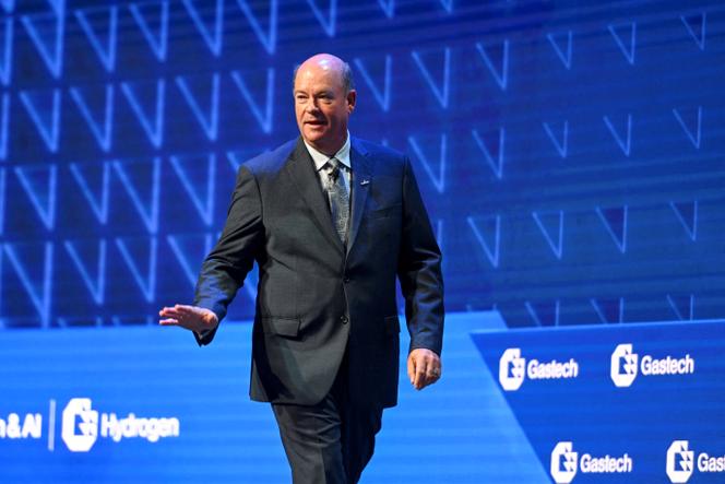 Le PDG de ConocoPhillips, Ryan Lance, lors de la conférence annuelle Gastech à Houston (Texas), le 17 septembre 2024.