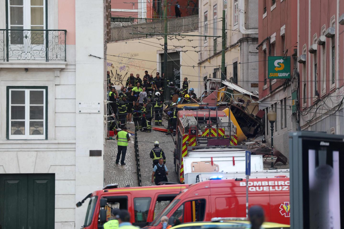 15 killed in Lisbon after landmark funicular derails, 18 injured